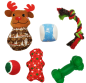 Preview: HOLIDAY TIME Dog Toys Stocking 6 Pieces Hundespielzeug Set