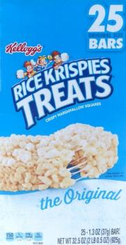25 KELLOGG'S Rice Krispies Treats Marshmallow Squares 925 gr