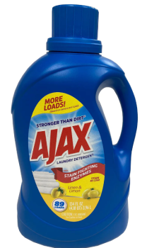 AJAX Laundry Detergent 'Linen & Limon' Stain Fighting Enzymes 3960 ml