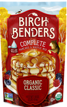 BIRCH BENDERS 'Organic Classic' Complete Pancake & Waffle Mix, Backmischung 454 gr