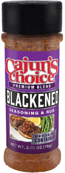 CAJUN'S CHOICE Premium Blend 'Blackened' Seasoning & Rub 184 gr