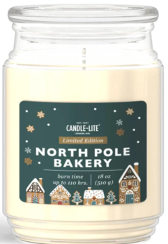 CANDLE -LITE Limited Edition 'North Pole Bakery' Candle 1 Docht 510 gr