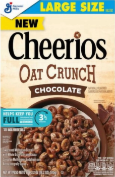 General Mills CHEERIOS Oat Crunch 'Chocolate' Vollkornhafer Cereal 515 gr