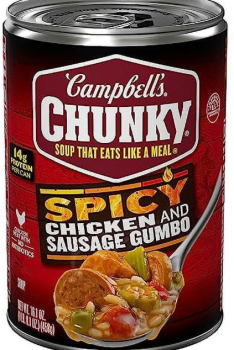 CAMPBELL'S Chunky 'Spicy Chicken and Sausage Gumbo' Soup 458 gr