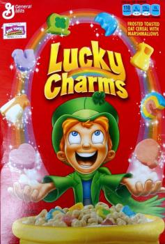 General Mills 'LUCKY CHARMS' Oat Ceral with Marshmallows Cerealien 652 gr