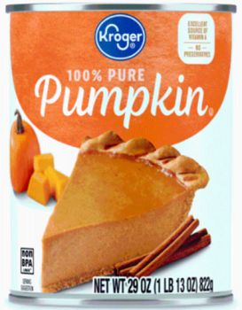 KROGER 100 % pure 'Pumpkin' reines Kürbispüree 822 gr