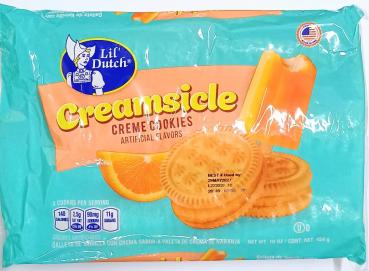 LIL DUTCH 'Creamsicle' Creme Cookies Artificial Flavor 454 gr