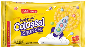 MALT O MEAL 'Berry Colossal Crunch' Mais/Hafer Cereal Beerengeschmack 978 gr