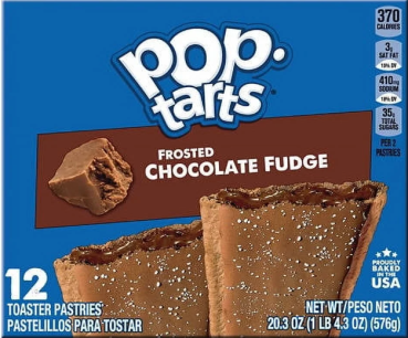 KELLOGG'S POP TARTS 'Chocolate Fudge' Toaster Pastries 576 gr