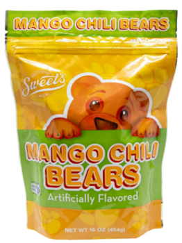 SWEET'S 'Mango Chili' Bears Artificially Flavored Gluten Free 454 gr