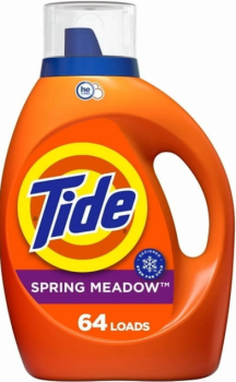 TIDE 'Spring Medow' Laundry Detergent Flüssigwaschmittel 64 Loads 2480 ml