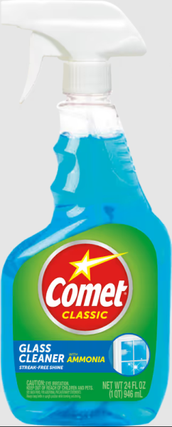 COMET Classic Glass Cleaner with Ammonia 709 ml