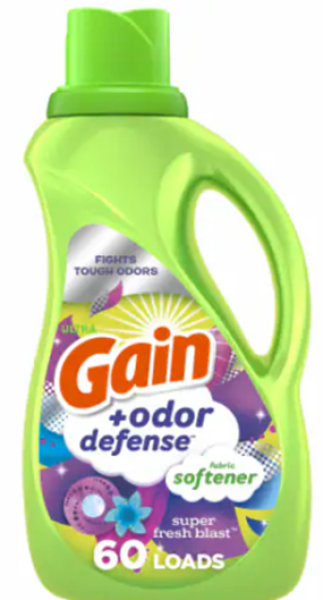 GAIN Fabric Softener 'Odor Defense' Softener Weichspüler ca. 60 Loads 1310ml