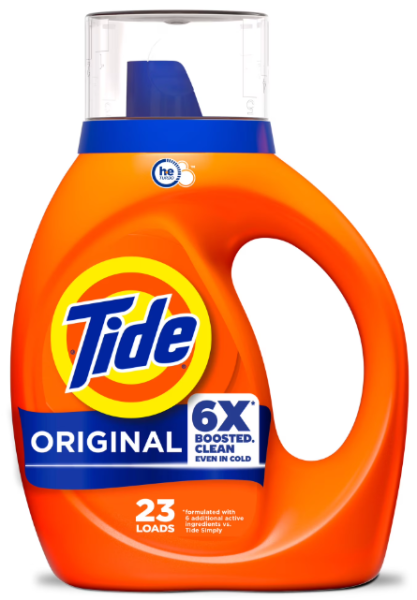 TIDE 'Original' Laundry Detergent Flüssigwaschmittel 23 Loads 858 ml