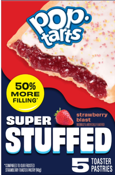 POP TARTS 'Strawberry Blast' Toaster Pastries Super Stuffed 310 gr