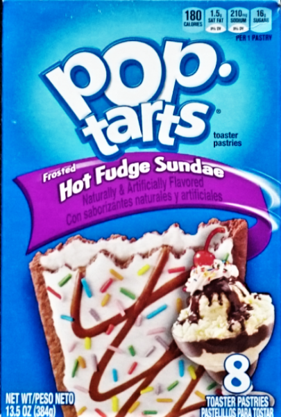 KELLOGG'S POP TARTS 'Hot Fudge Sundae' Toaster Pastries 384 gr